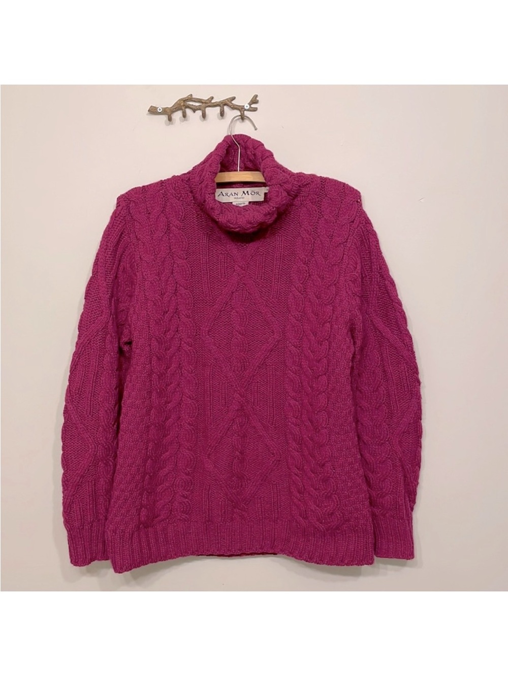 ARAN MOR Made in Ireland 100% merino wool